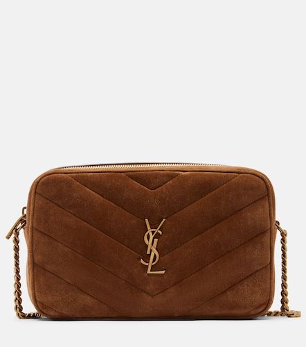 Loulou Medium suede camera bag - Saint Laurent - Modalova