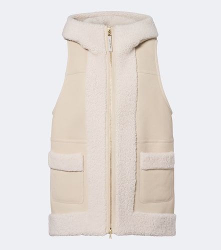 Lonal shearling-trimmed suede ski vest - Bogner - Modalova