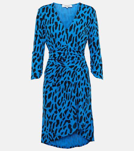 David leopard-print minidress - Diane von Furstenberg - Modalova