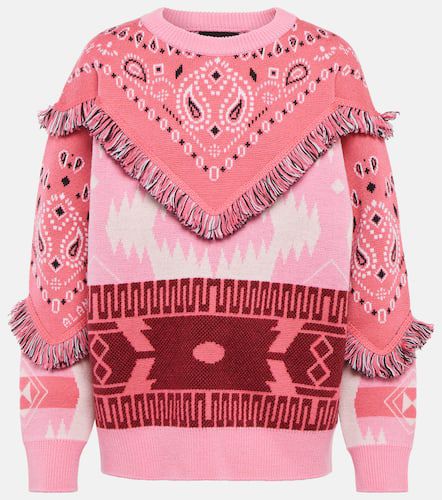 Alanui Wool jacquard sweater - Alanui - Modalova