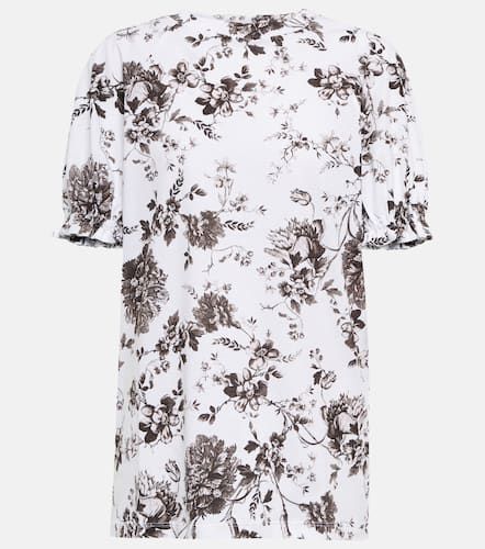 Beatrice floral cotton T-shirt - Erdem - Modalova