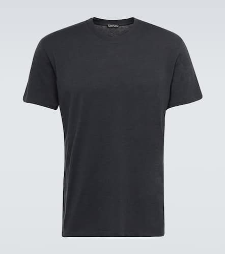 Camiseta en jersey de mezcla de algodón - Tom Ford - Modalova