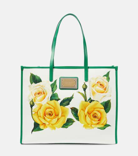 Majolica Large printed canvas tote bag - Dolce&Gabbana - Modalova