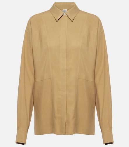 Toteme Camicia in popeline di seta - Toteme - Modalova