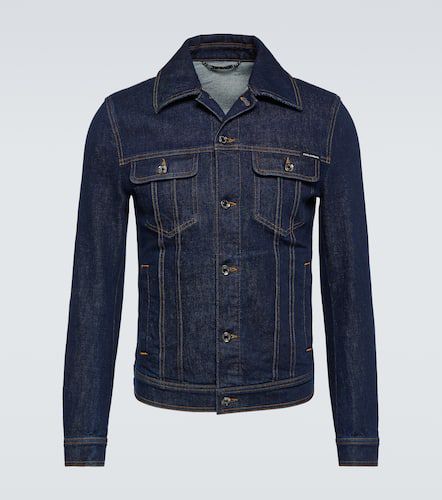 Giacca di jeans con logo - Dolce&Gabbana - Modalova