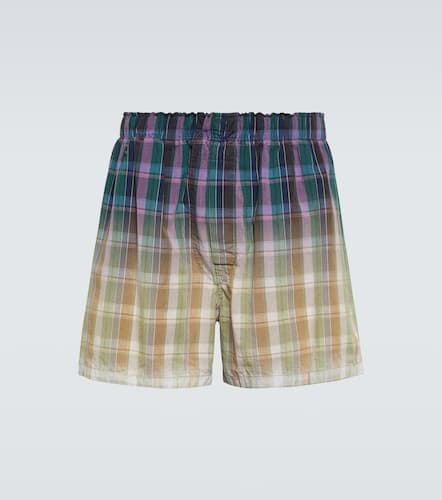 Checked cotton shorts - Maison Margiela - Modalova