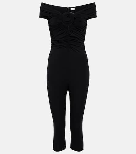 Floral-appliquÃ© jersey jumpsuit - Magda Butrym - Modalova