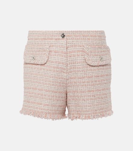 Versace Shorts de tweed con flecos - Versace - Modalova