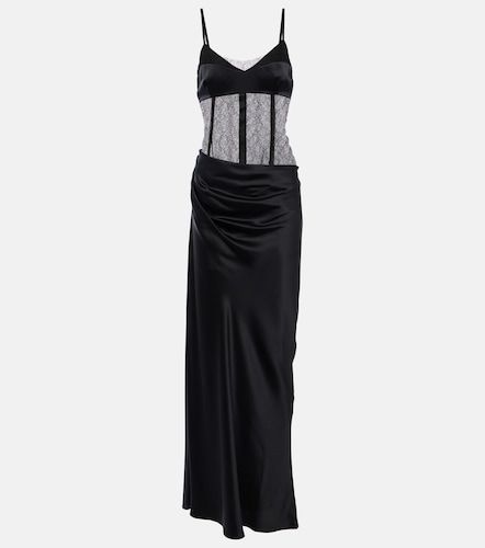 Vestido de fiesta Dunya de satén de seda - SIR - Modalova