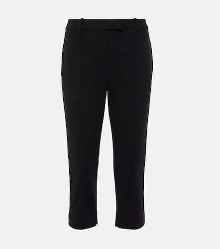 Cropped wool-blend slim pants - Magda Butrym - Modalova