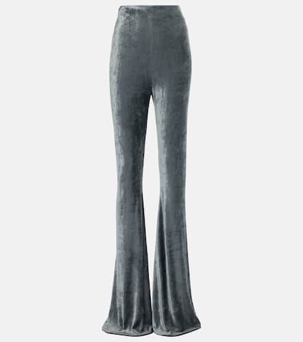 Dirt high-rise velvet flared pants - Rick Owens - Modalova