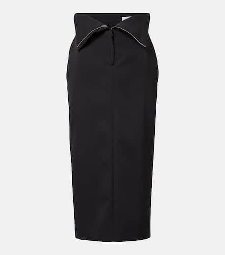 High-rise wool pencil skirt - Alexander McQueen - Modalova