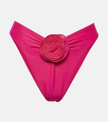 Rose floral-applique bikini bottoms - Same - Modalova