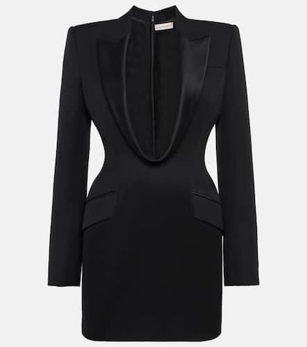 Wool tuxedo minidress - Alexander McQueen - Modalova