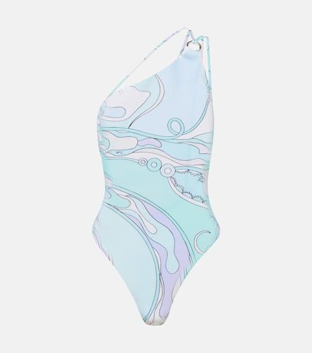 Orchidee one-shoulder swimsuit - Pucci - Modalova
