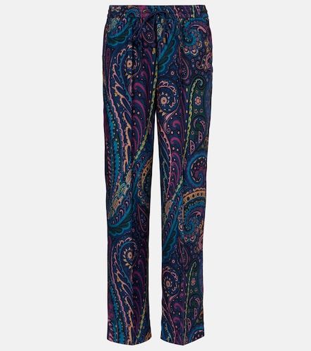 Etro Pantaloni regular con stampa - Etro - Modalova