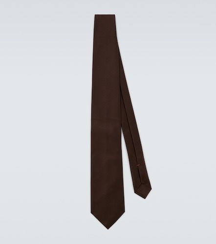 Zegna Corbata de seda en jacquard - Zegna - Modalova