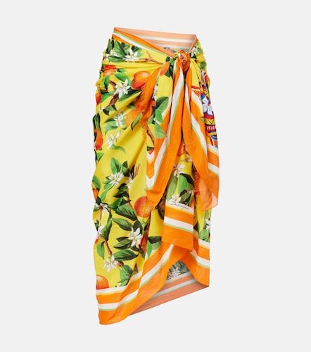 Pareo de algodón estampado - Dolce&Gabbana - Modalova