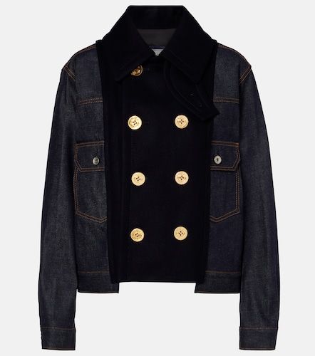 Sacai Paneled denim jacket - Sacai - Modalova