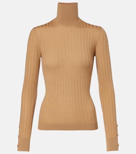 Wool and cashmere turtleneck sweater - Moncler - Modalova