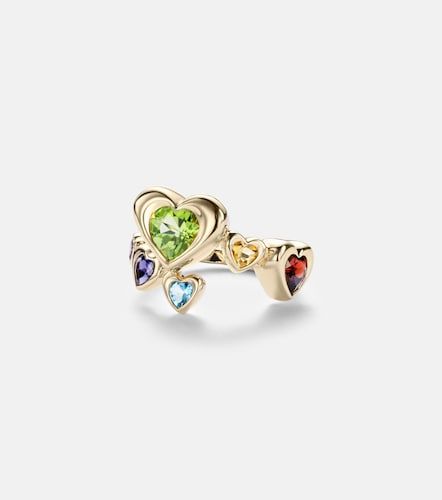 Anillo de oro de 14 ct con zafiros - Roxanne First - Modalova