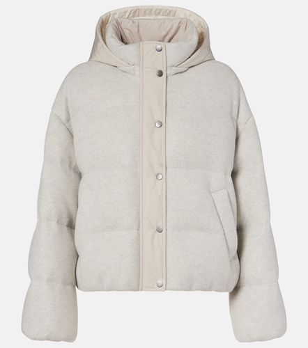 Cashmere-blend down jacket - Brunello Cucinelli - Modalova