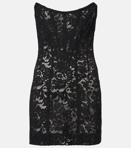 Dolce&Gabbana Abito corto in pizzo - Dolce&Gabbana - Modalova