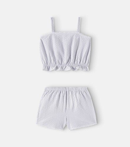 Set de top y shorts de algodón - Il Gufo - Modalova