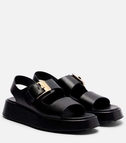 Tod's Leather platform sandals - Tod's - Modalova