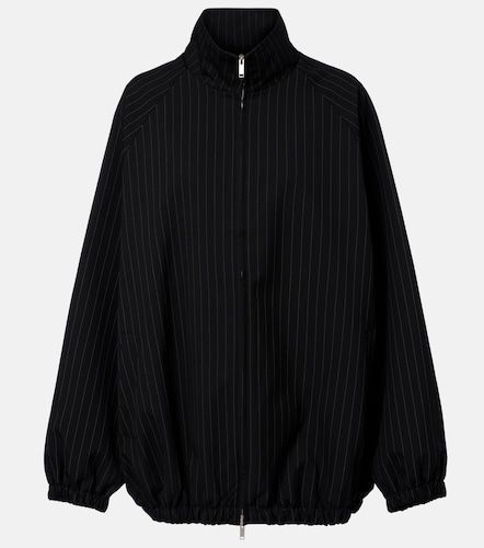Baxter oversized pinstripe blouson jacket - The Frankie Shop - Modalova