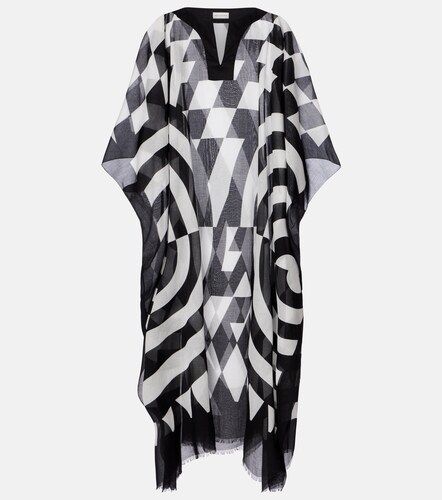 Caftán de algodón estampado - Dries Van Noten - Modalova