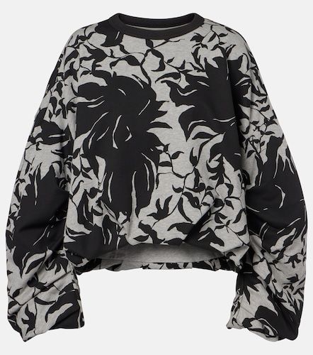 Sudadera de jersey de algodón floral - Dries Van Noten - Modalova