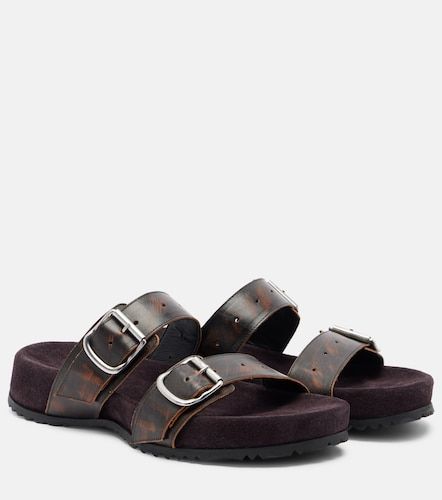 Sandali in pelle e suede - Dries Van Noten - Modalova
