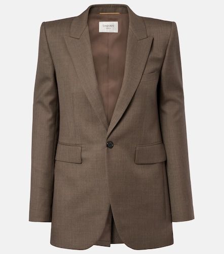 Saint Laurent Blazer de lana - Saint Laurent - Modalova