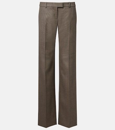 McQueen Pantalones rectos de lana - McQueen - Modalova