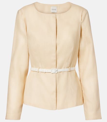 Posse Pamela belted linen jacket - Posse - Modalova
