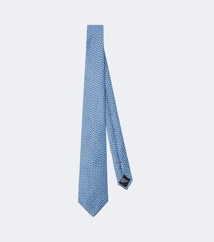 Cravatta in seta jacquard - Giorgio Armani - Modalova