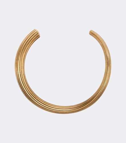 Choker Santa Fe in ottone bagnato in 18kt - Khaite - Modalova