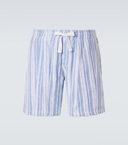 Shorts Trevon de rizo de algodón a rayas - Orlebar Brown - Modalova