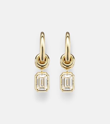 Pendientes de aro Zahra de oro de 18 ct con diamantes - Spinelli Kilcollin - Modalova