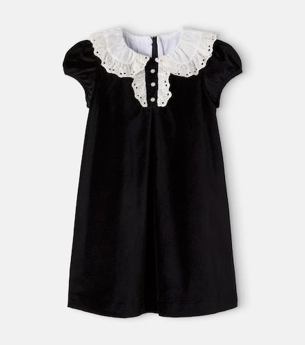 Vestido Clara de terciopelo de algodón - La Coqueta - Modalova