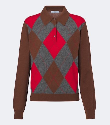 Prada Jersey Argyle de cachemir - Prada - Modalova