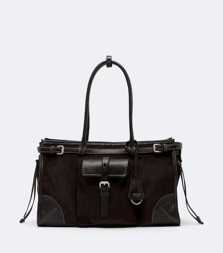 Bonnie Large corduroy shoulder bag - Prada - Modalova