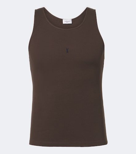 Top Cassandre de algodón - Saint Laurent - Modalova