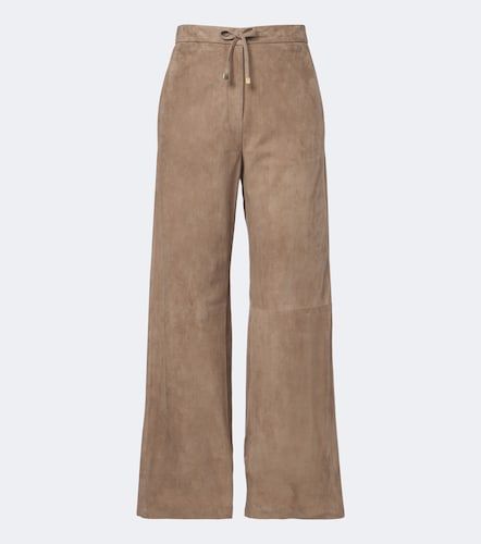 Weite Hose aus Veloursleder - 'S Max Mara - Modalova