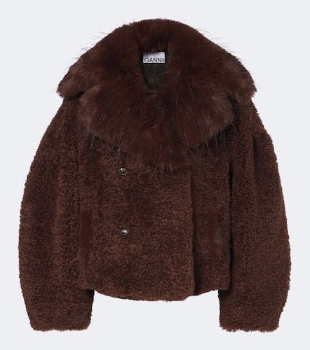 Ganni Teddy peacoat - Ganni - Modalova