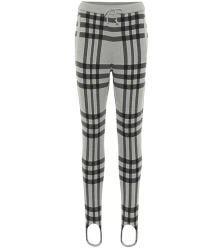 Checked wool stirrup pants - Undercover - Modalova