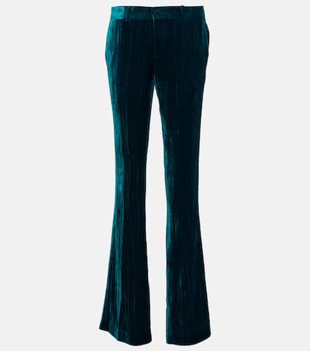 Gomez low-rise slim velvet pants - Petar Petrov - Modalova