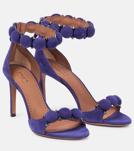 Alaia La Bombe 90 suede sandals - Alaia - Modalova
