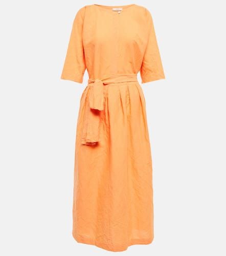 Vince Belted linen and cotton dress - Vince - Modalova